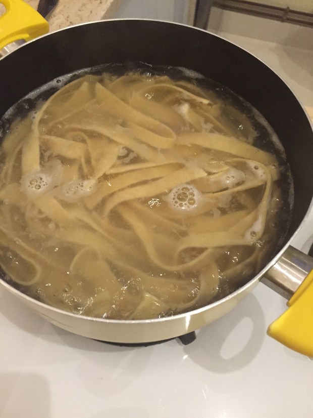 hjemmelaget tagliatelle